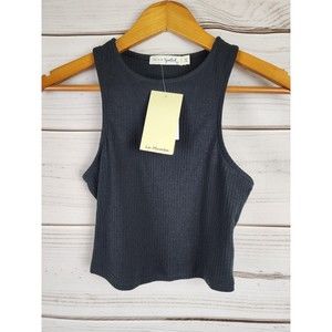 Live to be spoiled XS Junior's Black Tank Top NEW